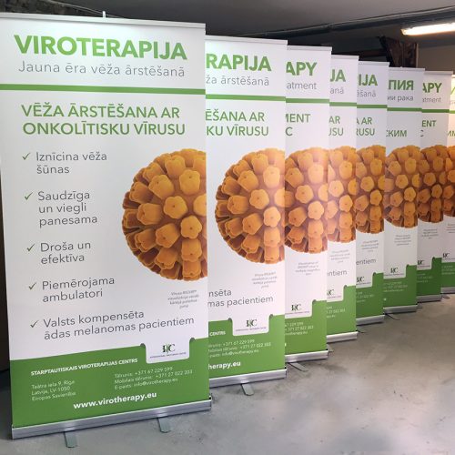 Roll-up stendi Viroterapija