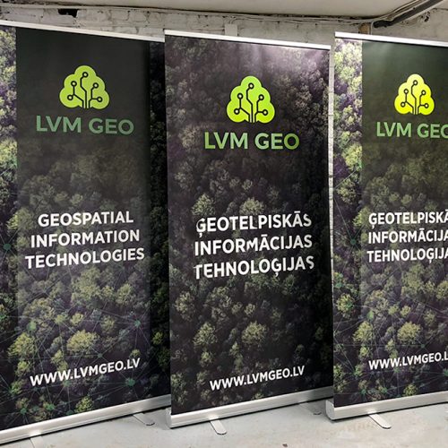 Roll-up stendi 85x200cm LVM GEO