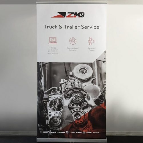 Roll-up stends 100x200cm ZK9